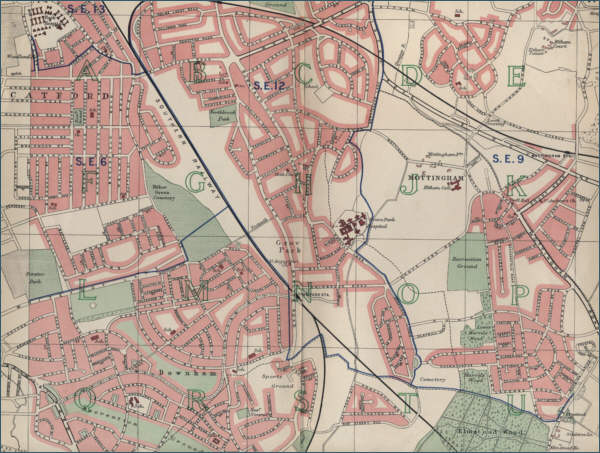 Map of Catford, London