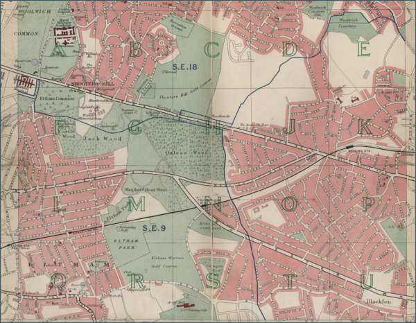 Map of Eltham, London