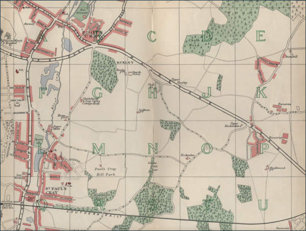 Map of Foots Cray, London