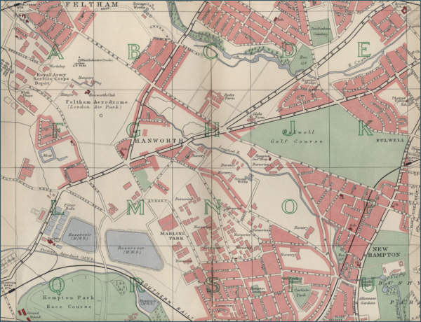 Map of Hanworth, London
