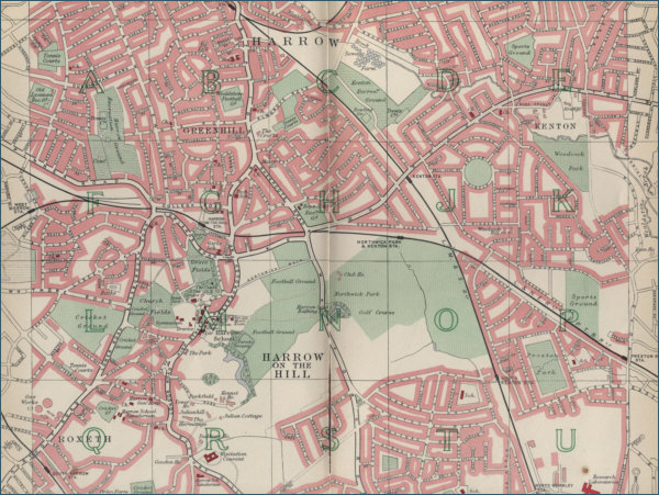Map of Harrow, London