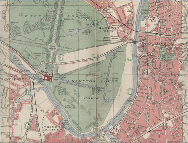 Map of Kingston, London