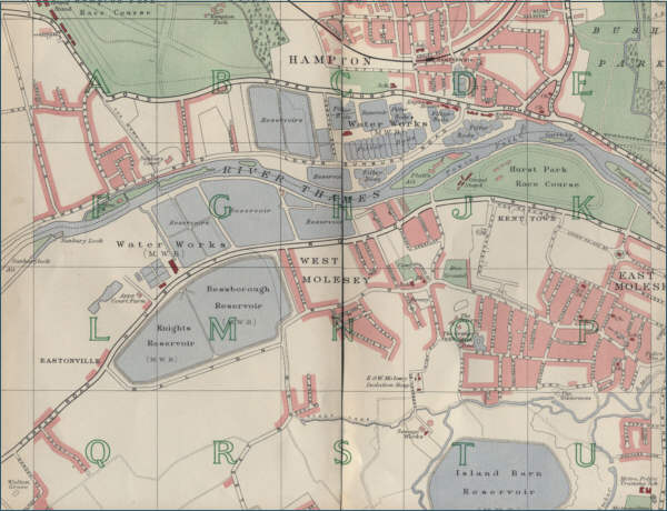 Map of Molesey, London