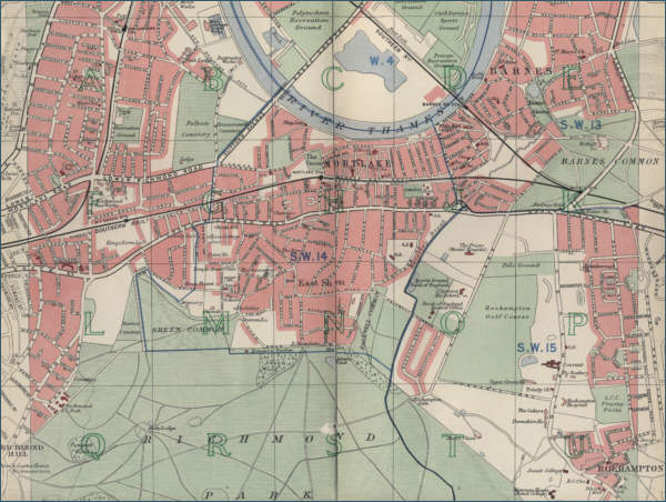 Map of Richmond, London