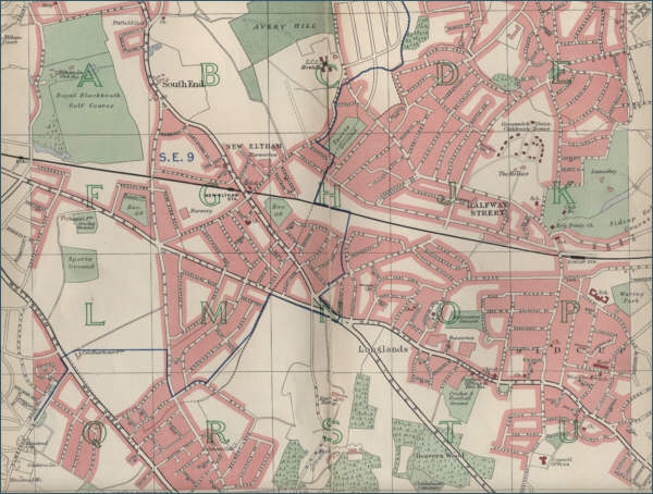 Map of Sidcup, London
