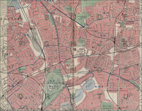 Map Tottenham 