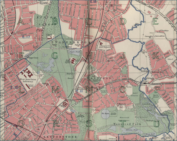 Map of Wanstead, London