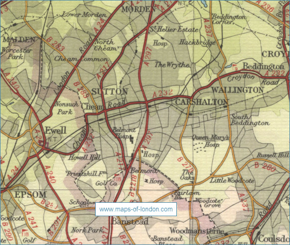 Sutton Map 